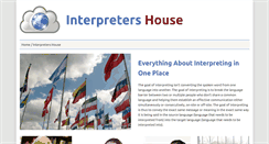 Desktop Screenshot of interpretershouse.org.uk